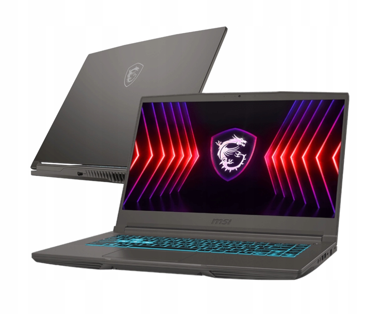 Msi Thin 15 B12UC-1621XPL i5-12450H 15.6"FHD 144Hz 16GB 512SSD RTX3050 W11P