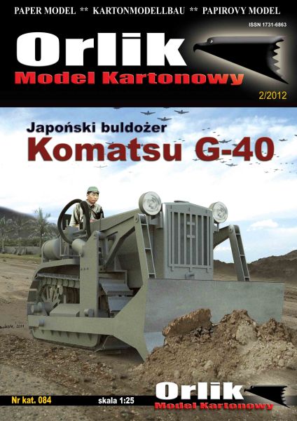 

Orlik 084. Japoński buldożer Komatsu G-40
