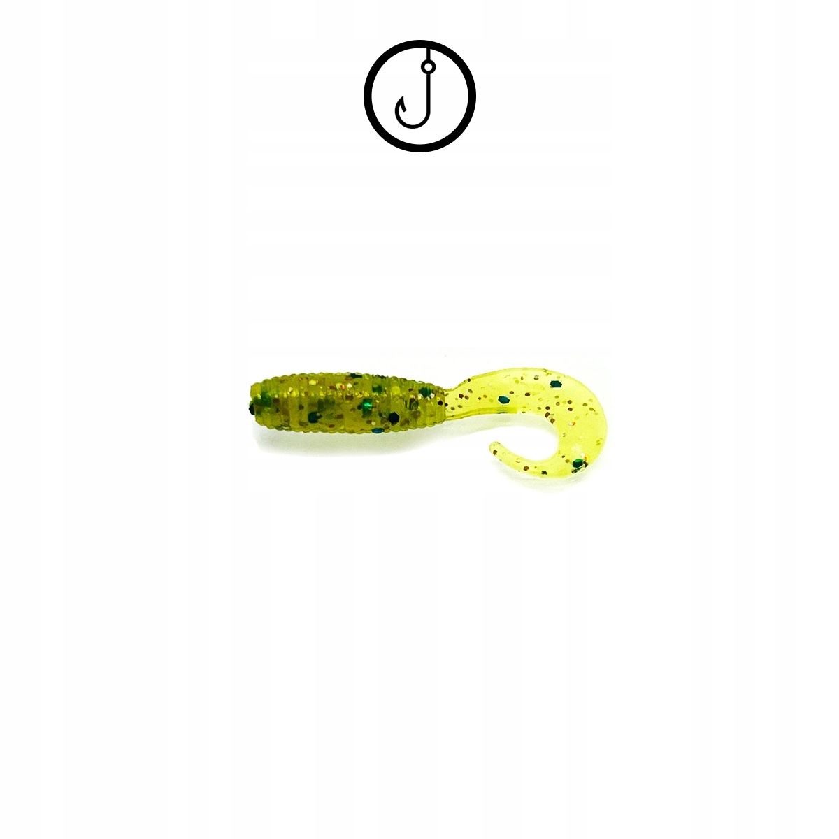 Twister Classic 3cm Okoniowy 10szt 1A Seledyn