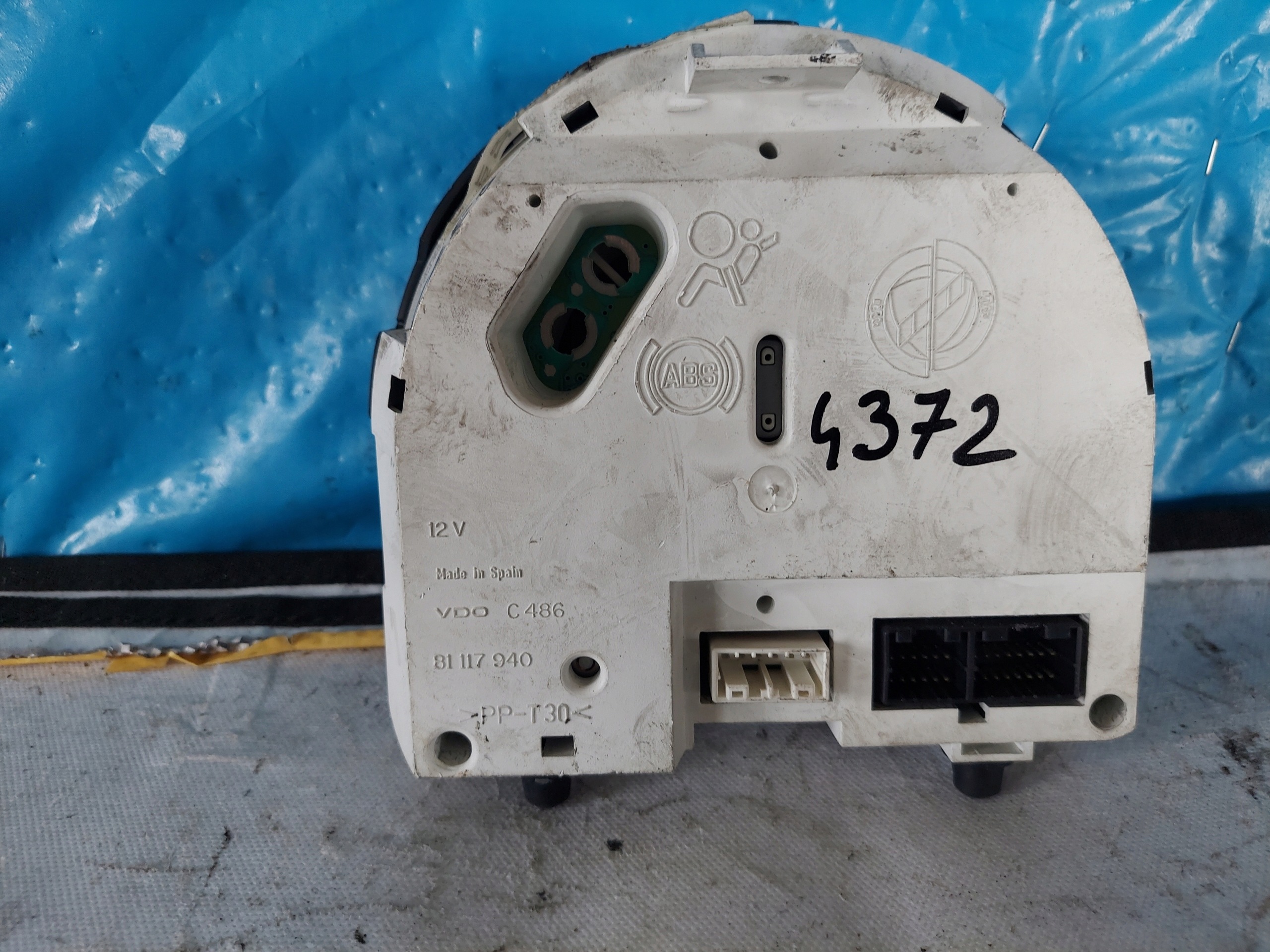 dials clock FIAT MULTIPLA 1.6 16V 46766515