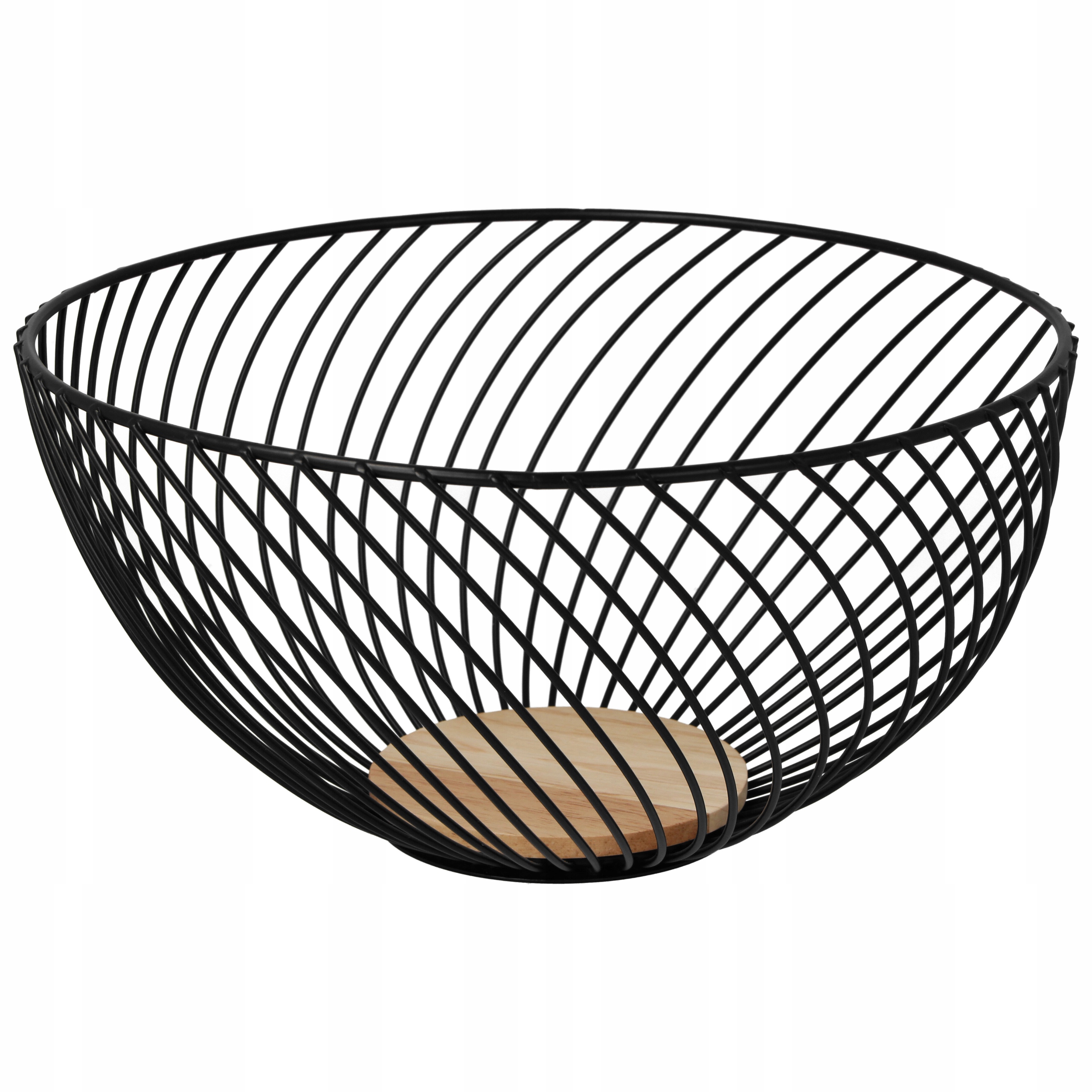 KOSZYK KOSZ METALOWY WARZYWA OWOCE LOFTOWY CZARNY