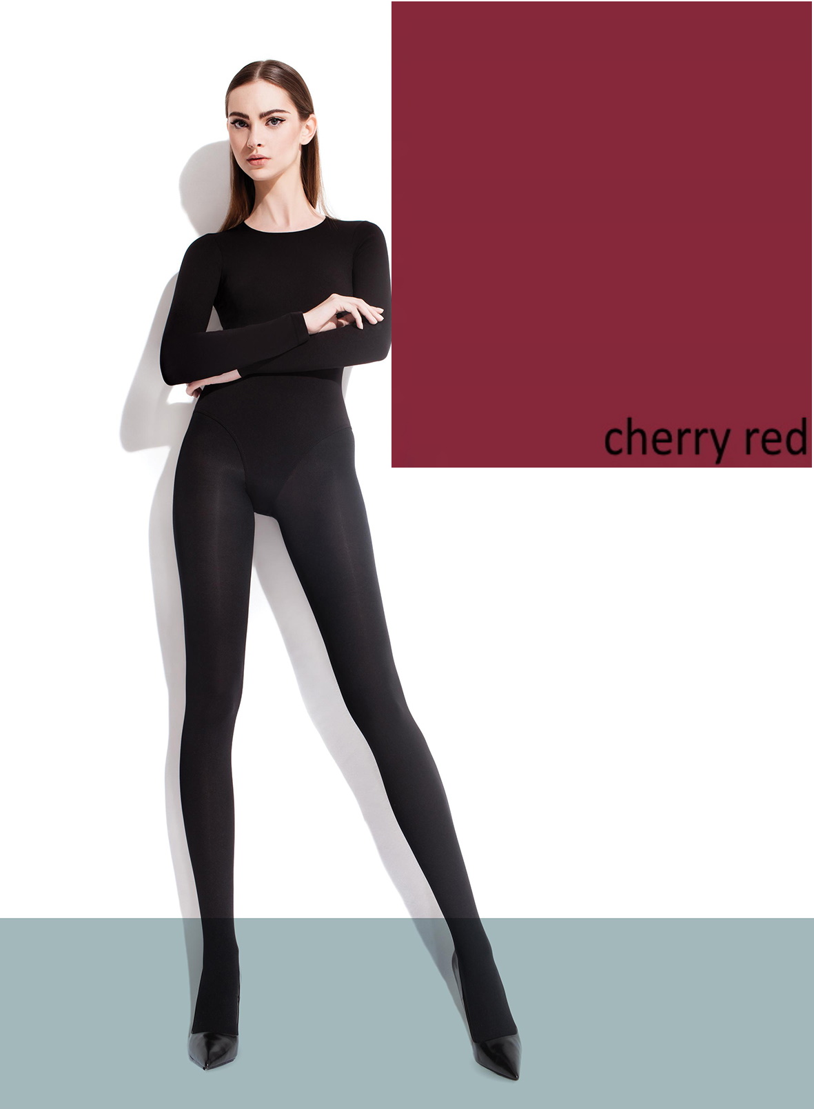 

Rajstopy 4 kryjące 100 den Olga Fiore cheery red