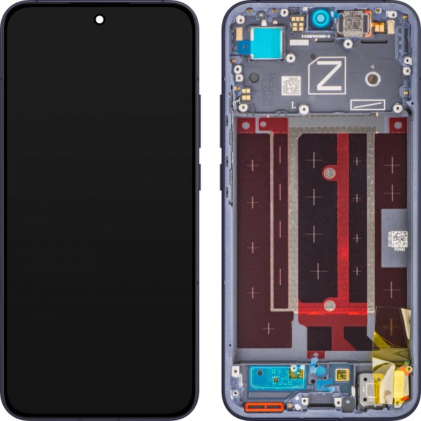 Org LCD displej originální s rámečkem a obrazovkou pro Oppo Reno13 (modrý)
