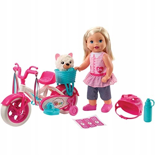 LALKA LITTLE MOMMY ROWEREK PIESEK MATTEL Marka Mattel