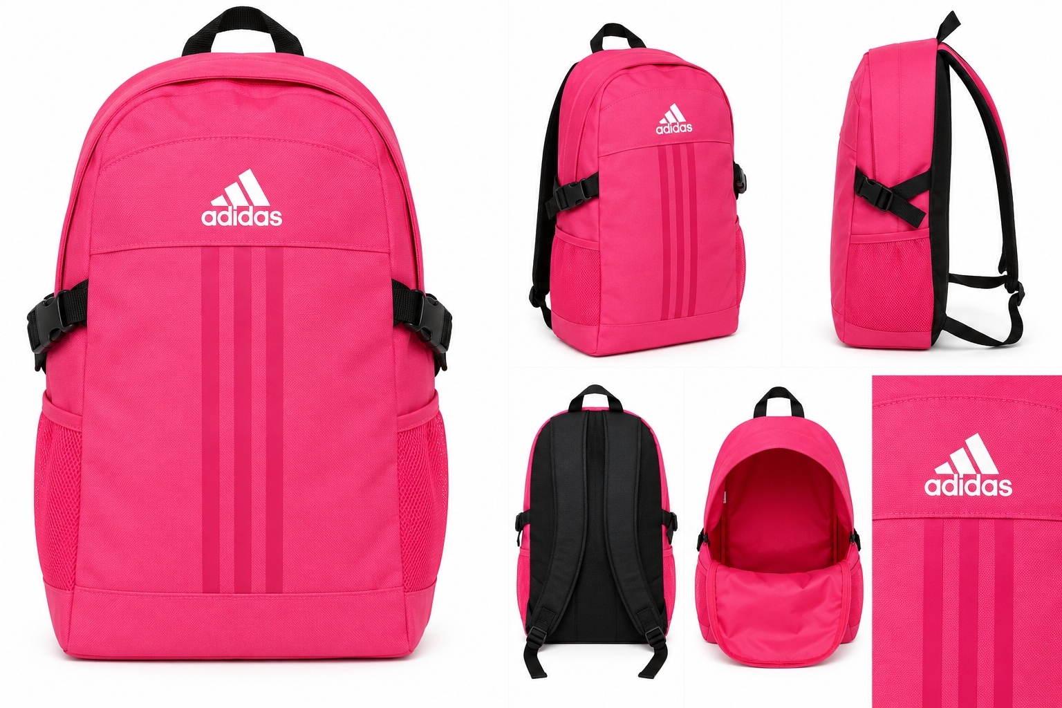 Plecak adidas Power III Backpack S AY5096 różowo-czerwony
