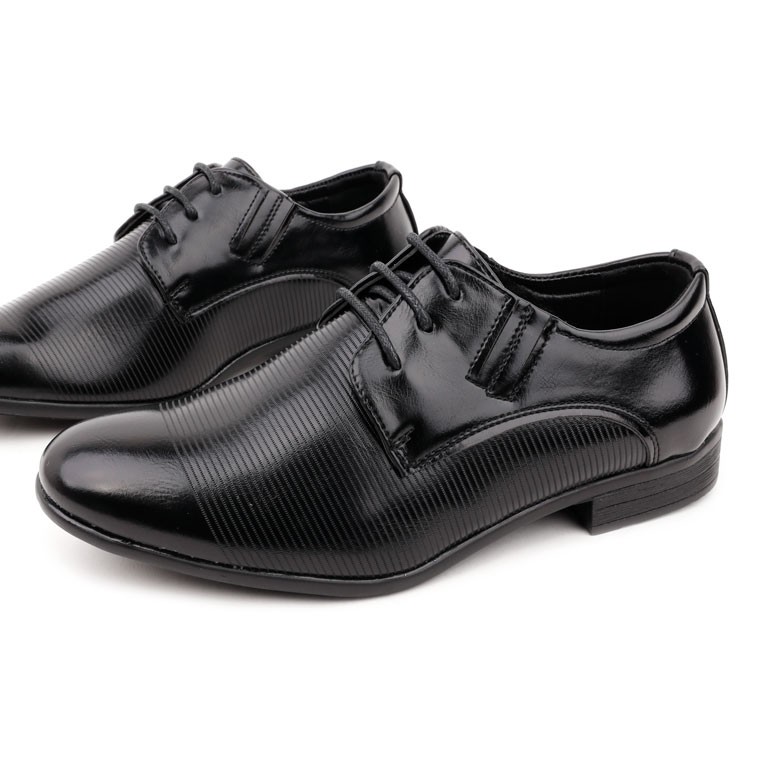 CZARNE BUTY WIZYTOWE CHŁOPIĘCE MŁODZIEŻOWE PÓŁBUTY Kod producenta AB119B/C-12s40