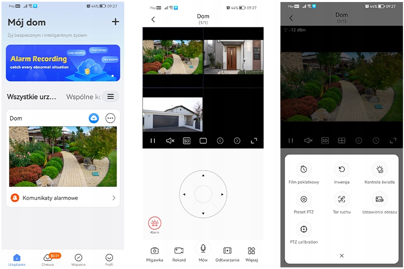 KAMERA INTERNETOWA MOINITORIN Z ALARMEM Z DEDKTOREM RUCHU DO MAGAZYNU Rozdzielczość 2 Mpx