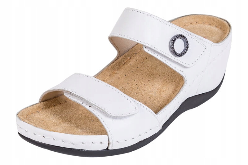 

Klapki zdrowotne Obuwie medyczne Buxa BZ310 bia 37