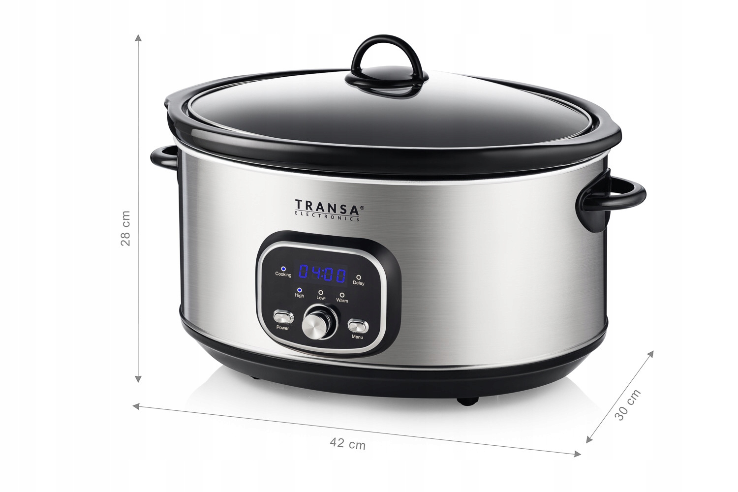 OUTLET Wolnowar Transa Electronics 6,5 l Kolor dominujący srebrny/szary