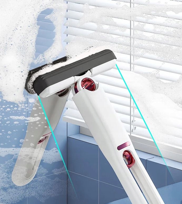 MINI MOP Z WYCISKACZEM PRZENOŚNY DO MYCIA OKIEN AUTOMAT CHŁONNY SKŁADANY Typ z gąbką