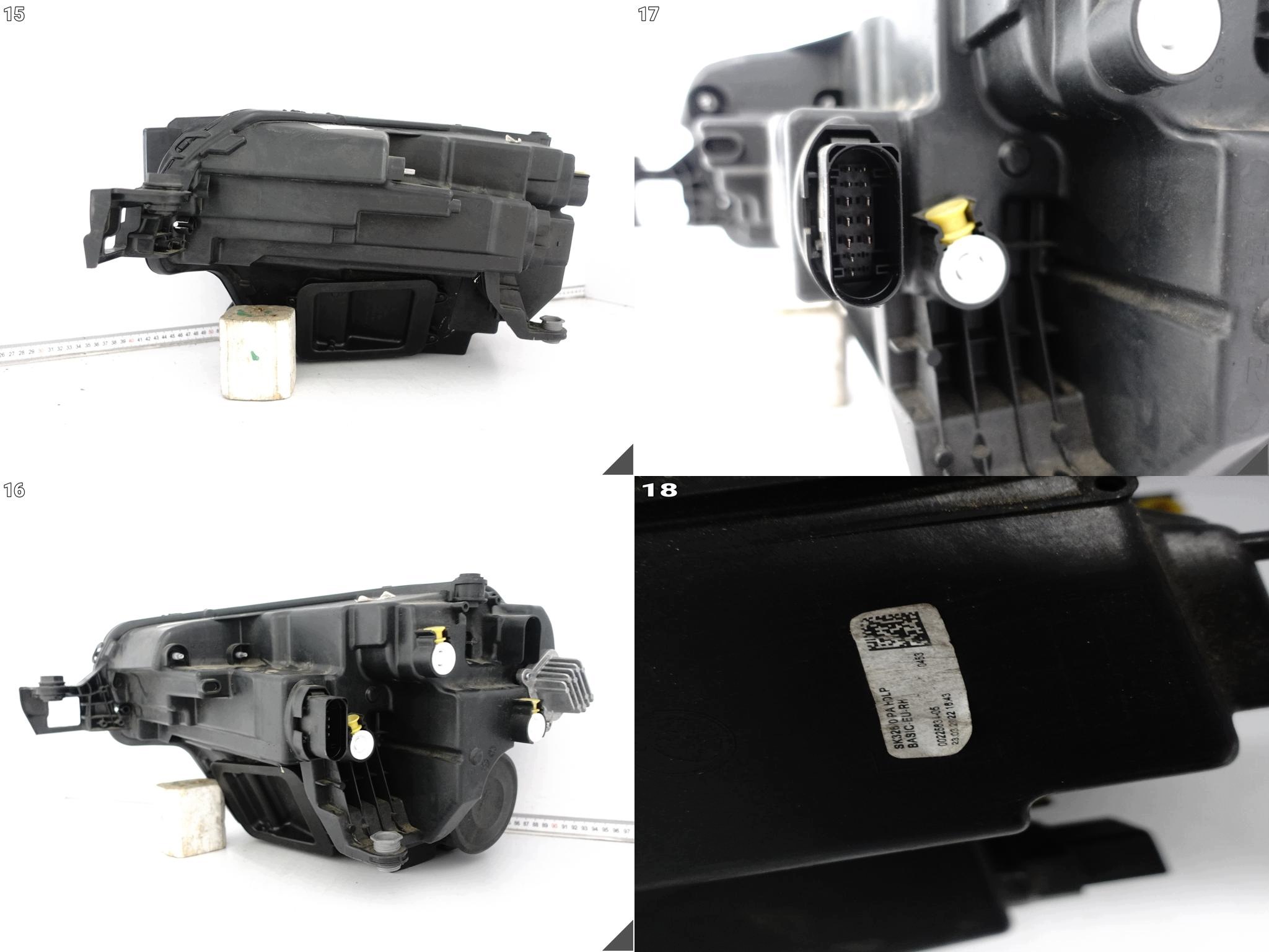 SKODA KAROQ 57B LIFT 22- light HEADLIGHT FULL LED BASIC right front EUROPA
