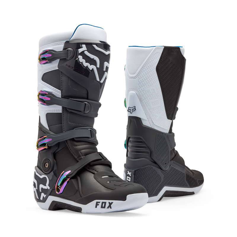 Motocyklové Topánky Fox Motion Black Grey White 12 (vložka 286 MM)