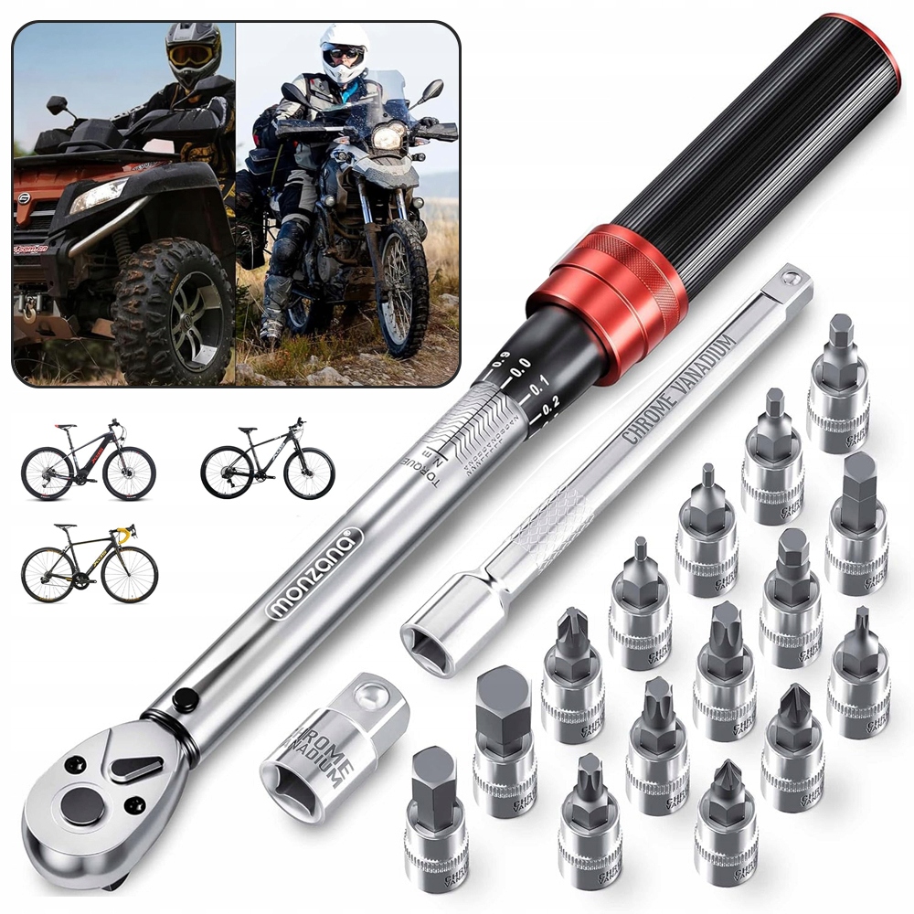 Klucz Dynamometryczny Do Roweru 1/4" 1-25 Nm, Wkrętak Dynamometryczny