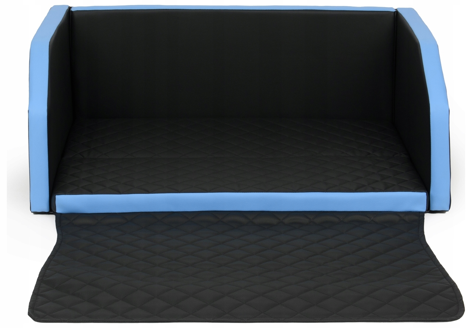 Pelíšek do zavazadlového prostoru 100x70 Skládací černo-modré pro psa