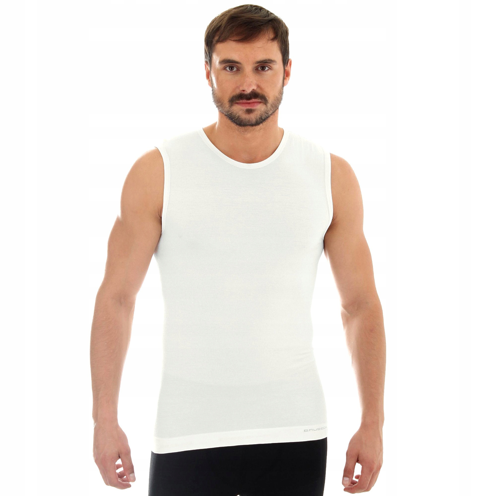 

Wełniana koszulka męska Brubeck Comfort Wool XXL