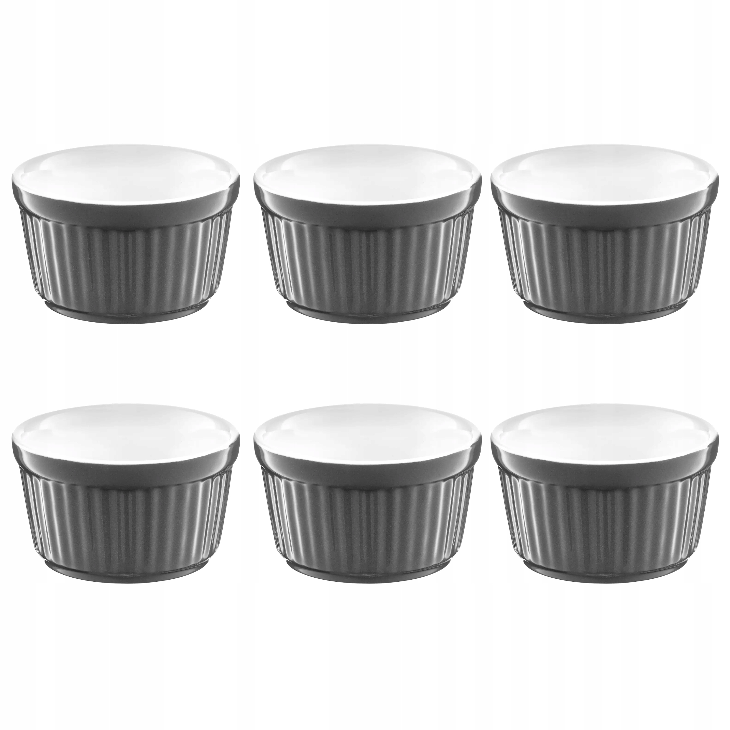 

Forma Ceramiczna Do Zapiekania 9Cm 6szt Szara
