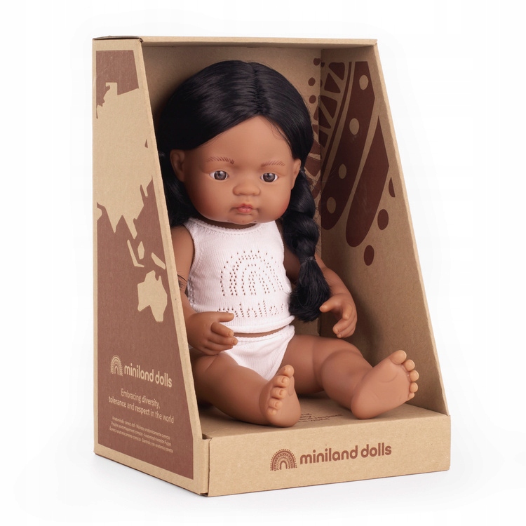 

Miniland Lalka dziewczynka Rdzenna Amerykanka 38cm