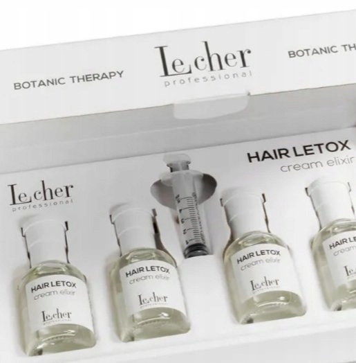Lecher Hair Letox profesionální obnova vlasů Keratin, Ceramidy