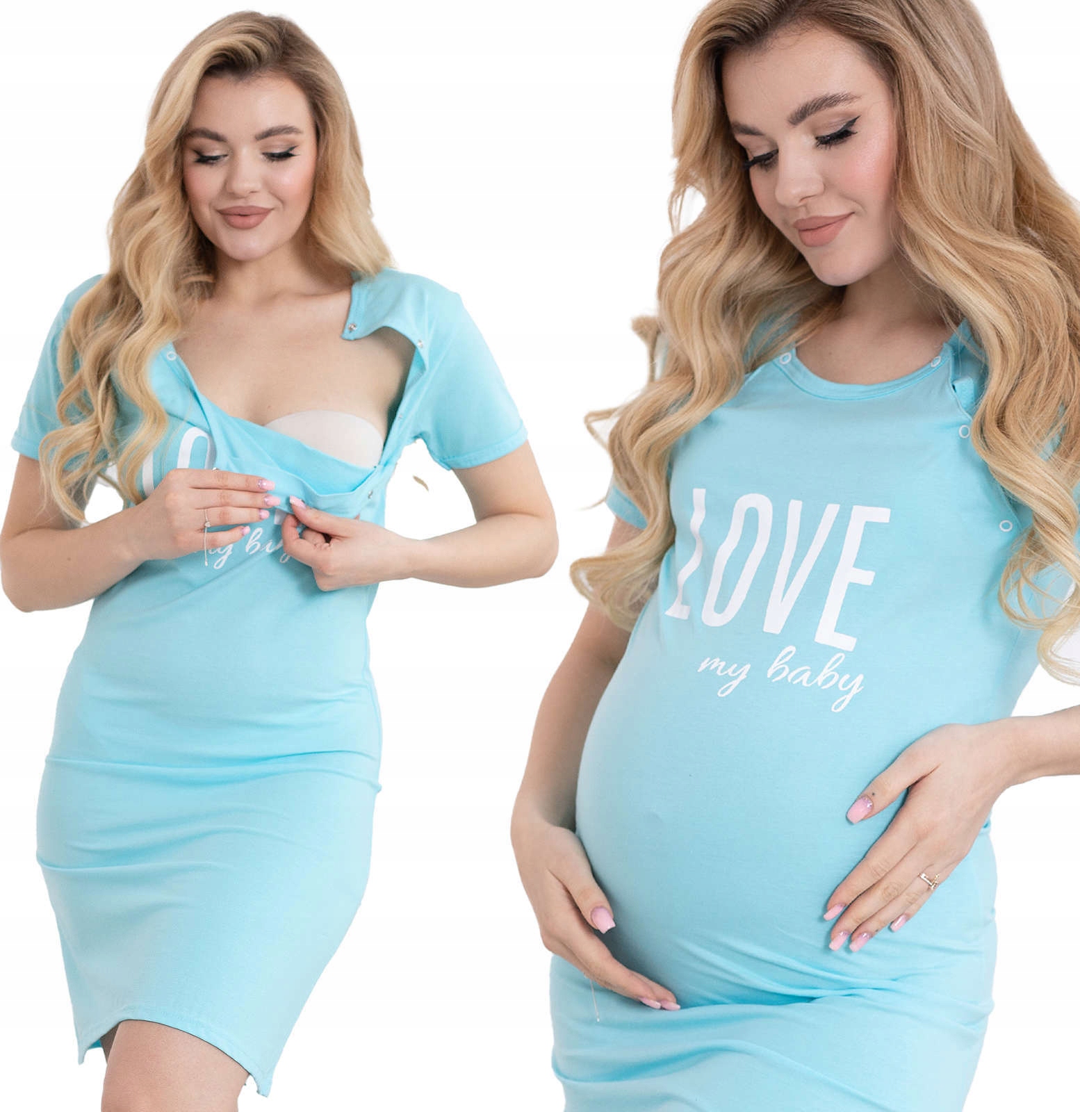 

Koszula Ciążowa Do Karmienia Rozpinana Na Napy XL