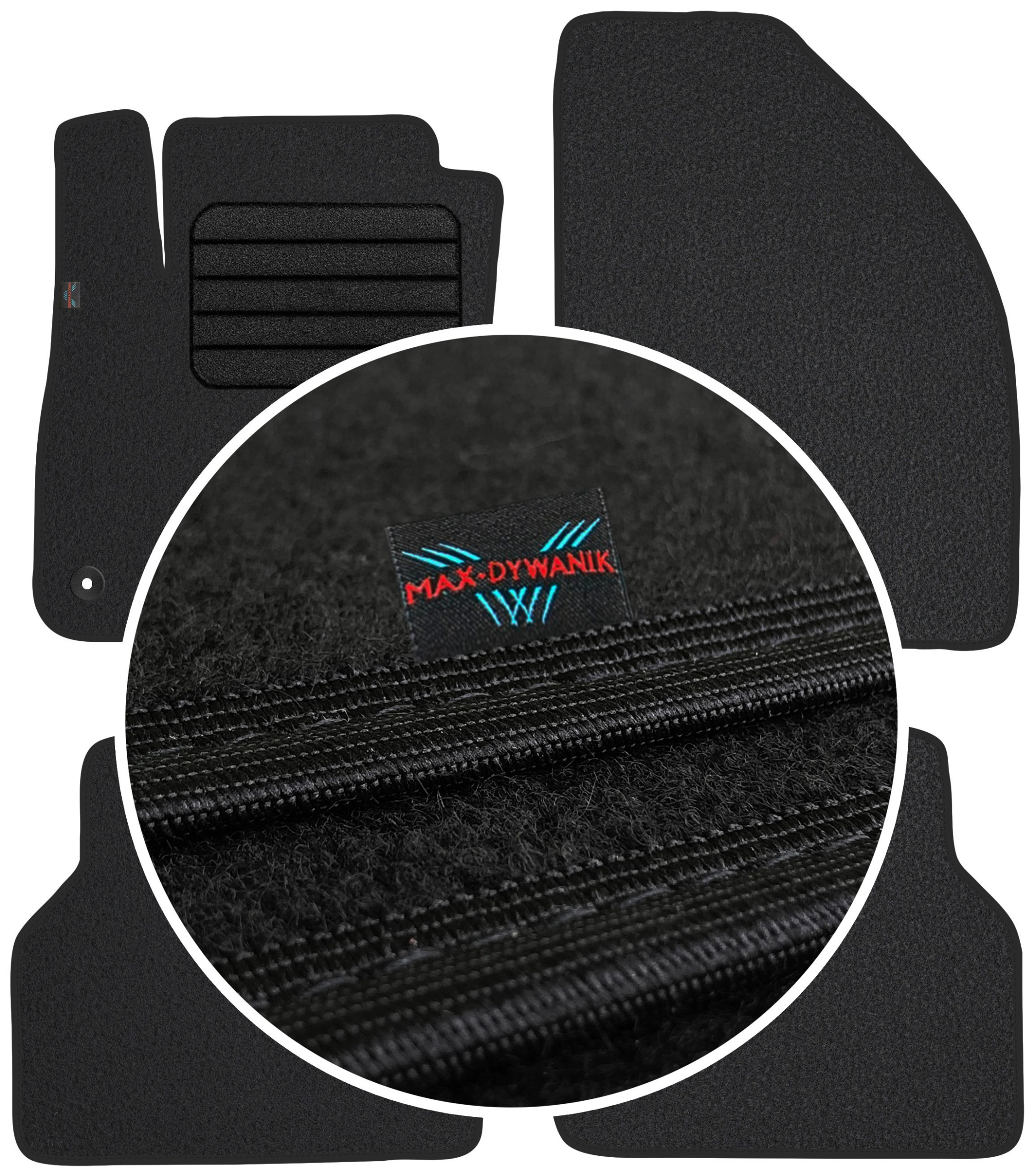 

Ford Focus II Fl 2007-2011 Wycieraczki welurowe