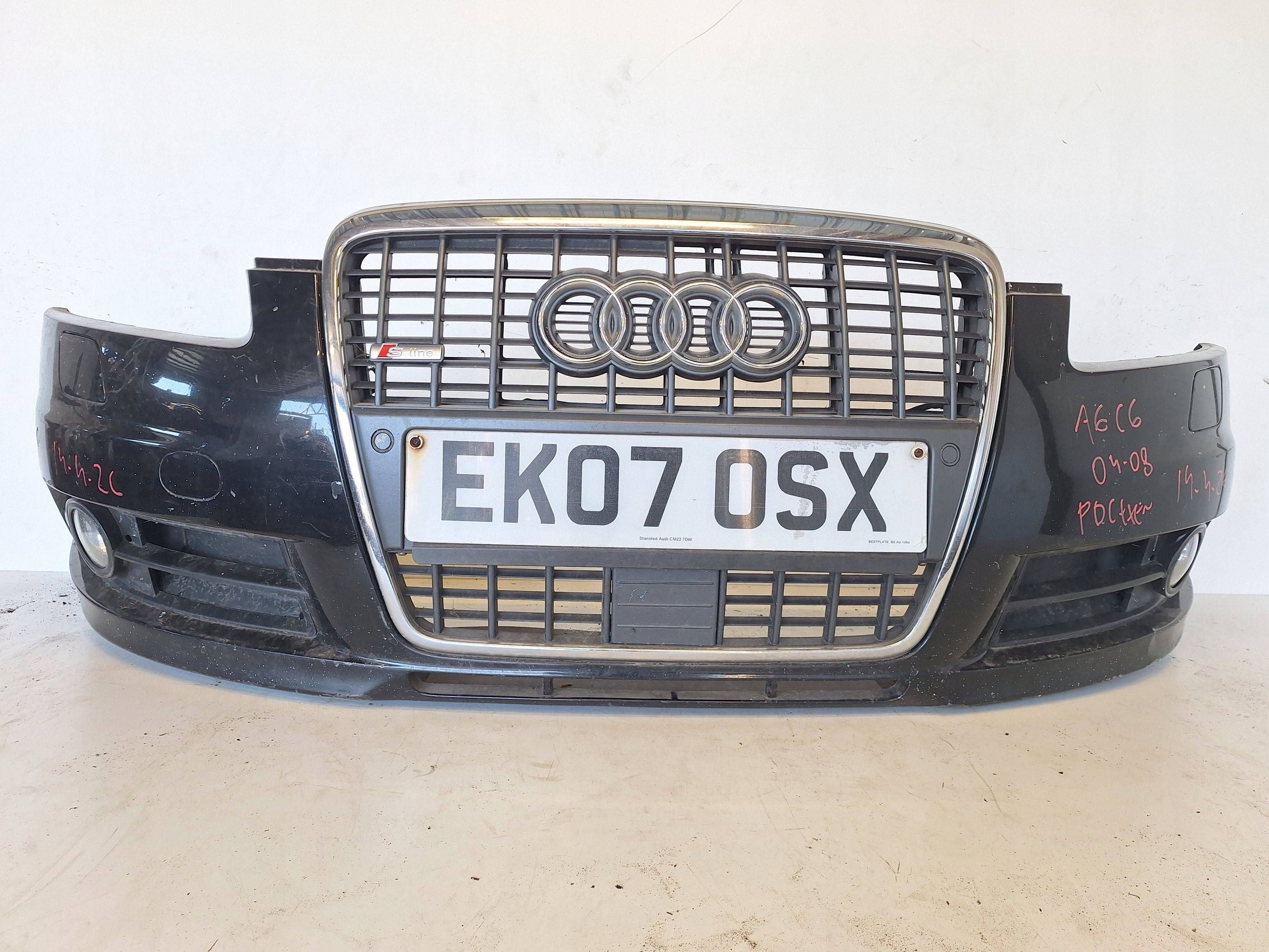 AUDI A6 C6 4F S-LINE 04-08 bumper + XENON + RADAR 4F0807437AD