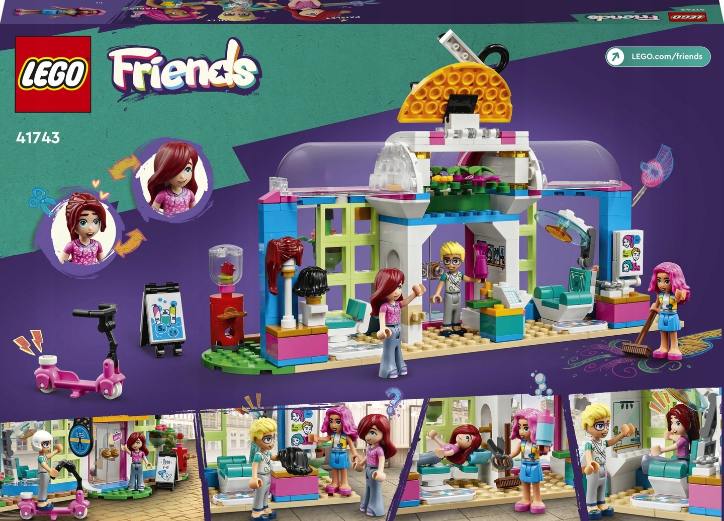 Lego Friends Kadeřnický Salon Heartlake Nový Set 41743 Dárek Figurky