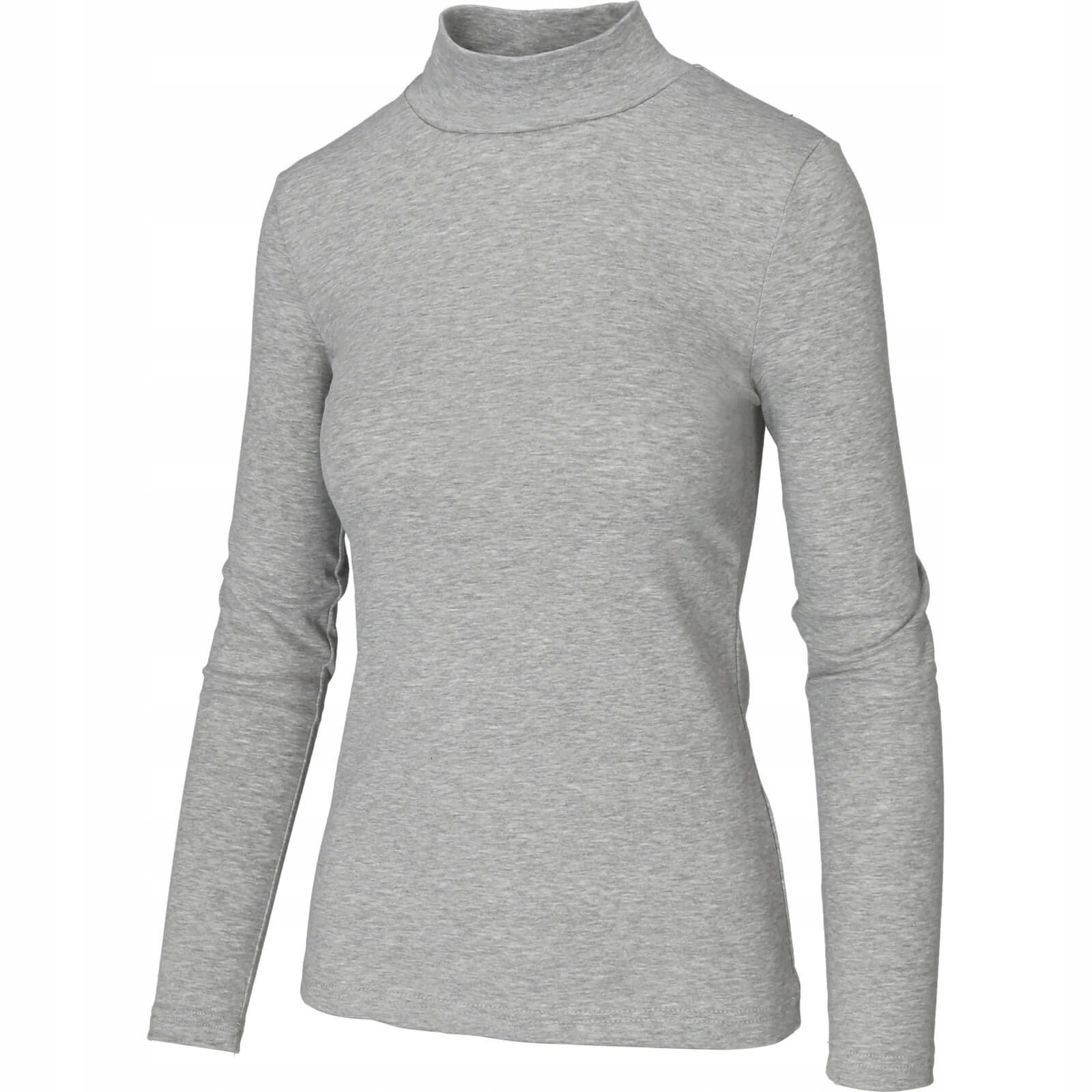 Półgolf Damski Cienki Elastyczny Sweter melanż XL