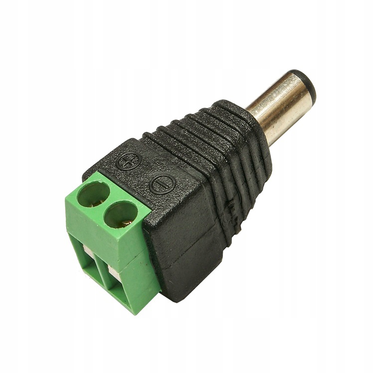 

złączka taśma led Wtyk 12V DC 2,1 x 5,5 zaciskami