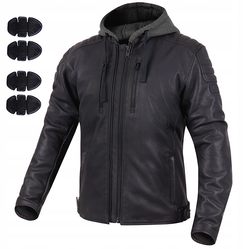 KURTKA MOTOCYKLOWA MĘSKIE SKÓRA REBELHORN IMPALA