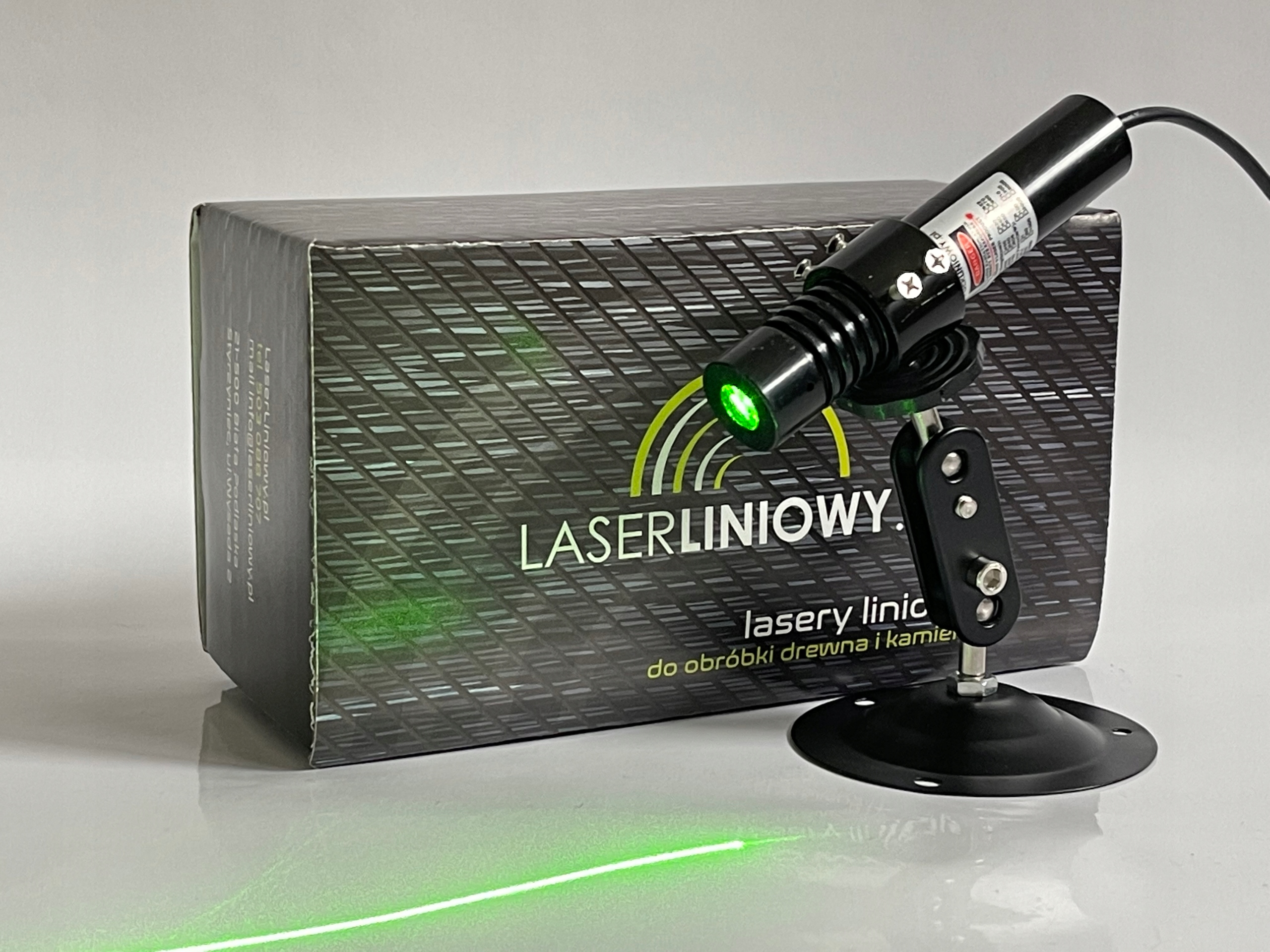 LASER LINIOWY ZIELONY 20mW ! LASER DO PIŁY Kod producenta LLG20