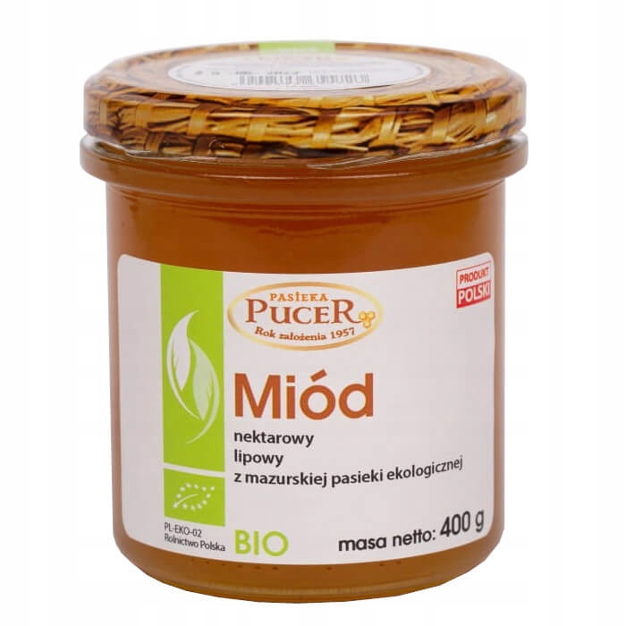 Levně Pucer Lipový med Bio 400 g