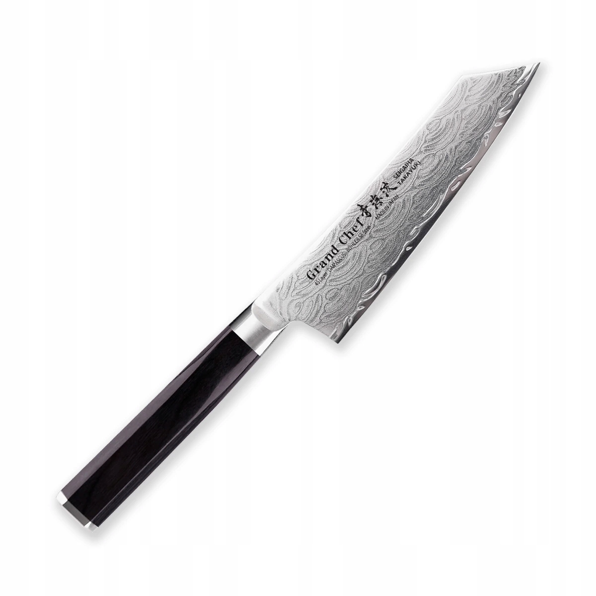 Kuchynský nôž Kengata/Santoku 160 mm Sakai Takayuki Grand Chef Seigaiha