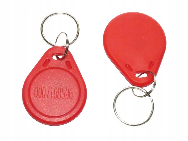 Brelok RFID Unique 125kHz EM4100 czerwony 100szt EAN (GTIN) 5903899633630