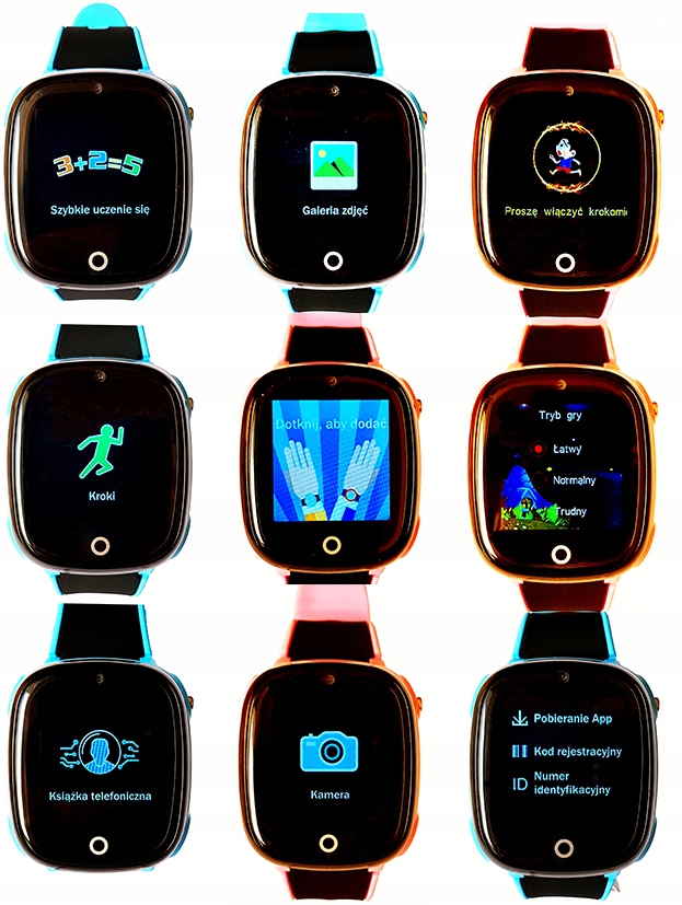 SMARTWATCH ZEGAREK DZIECI SIM LOKALIZATOR GPS LBS Rodzaj smartwatch dla dzieci