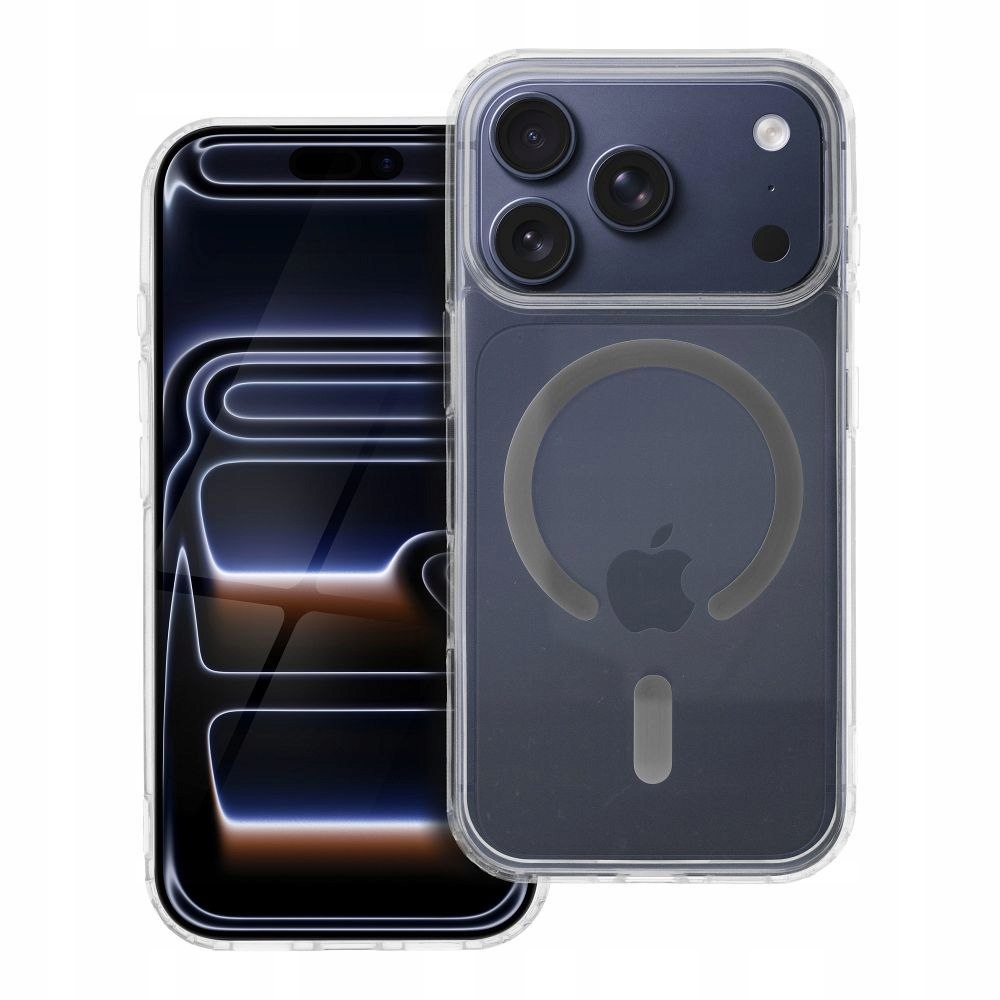 Oem Etui na iPhone 17 Pro Drop Glue Colorful Ring Mag Cover zgodny z MagSaf