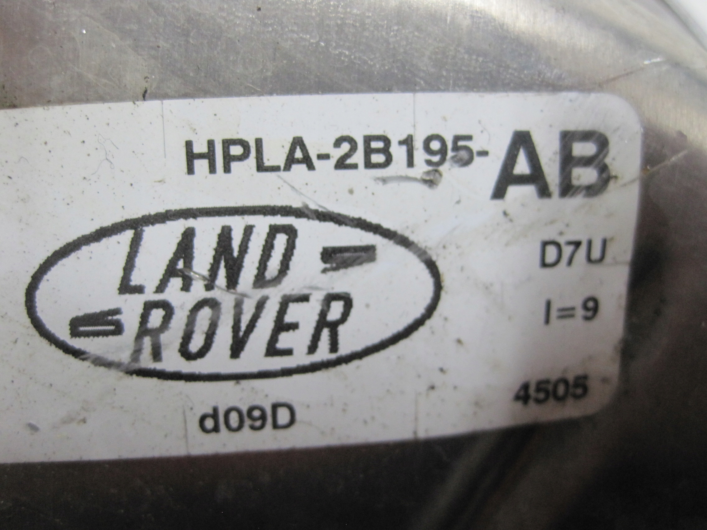 servo servo RANGE ROVER DISCOVERY HPLA-2B195-AB