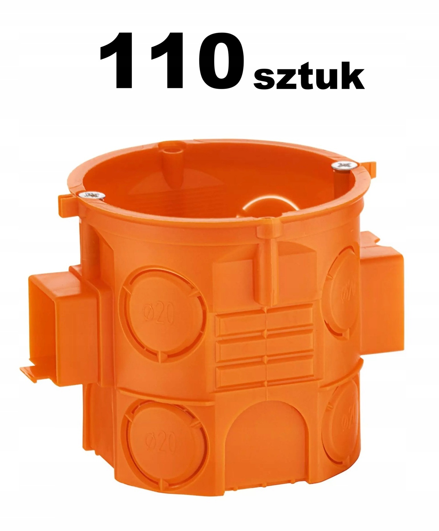 110 Sztuk Puszka Podtynkowa S60DFw 60x61mm Głęboka Szeregowa Simet 33069008