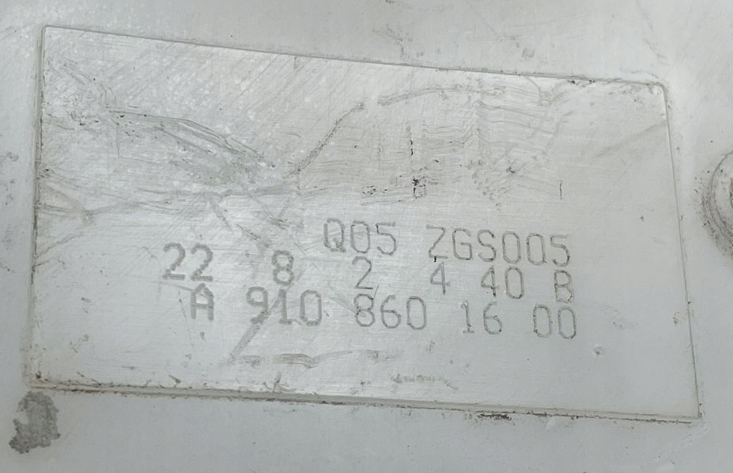 MERCEDES SPRINTER 907 910 2018- washer fluid tank A9108601600