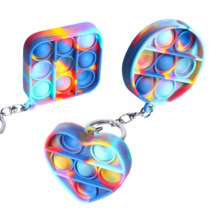 

Brelok Dimple Mini Push Pop It Antystres 3 szt