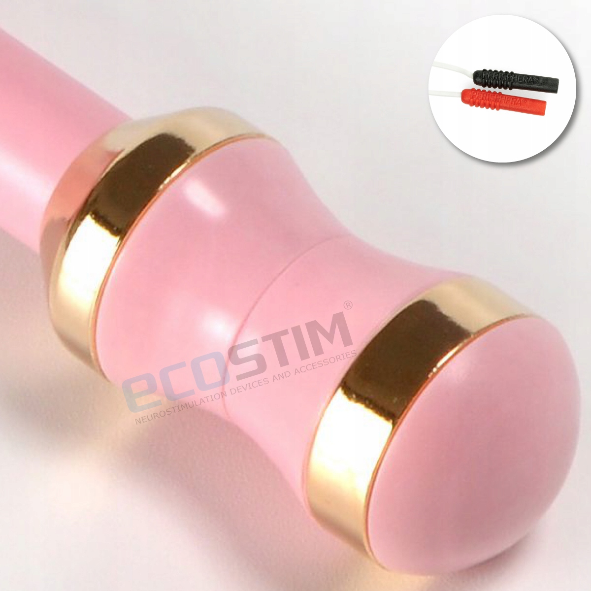 Elektroda dopochwowa EMS/Biofeedback – dwupolowa, pozłacana, bezniklowa