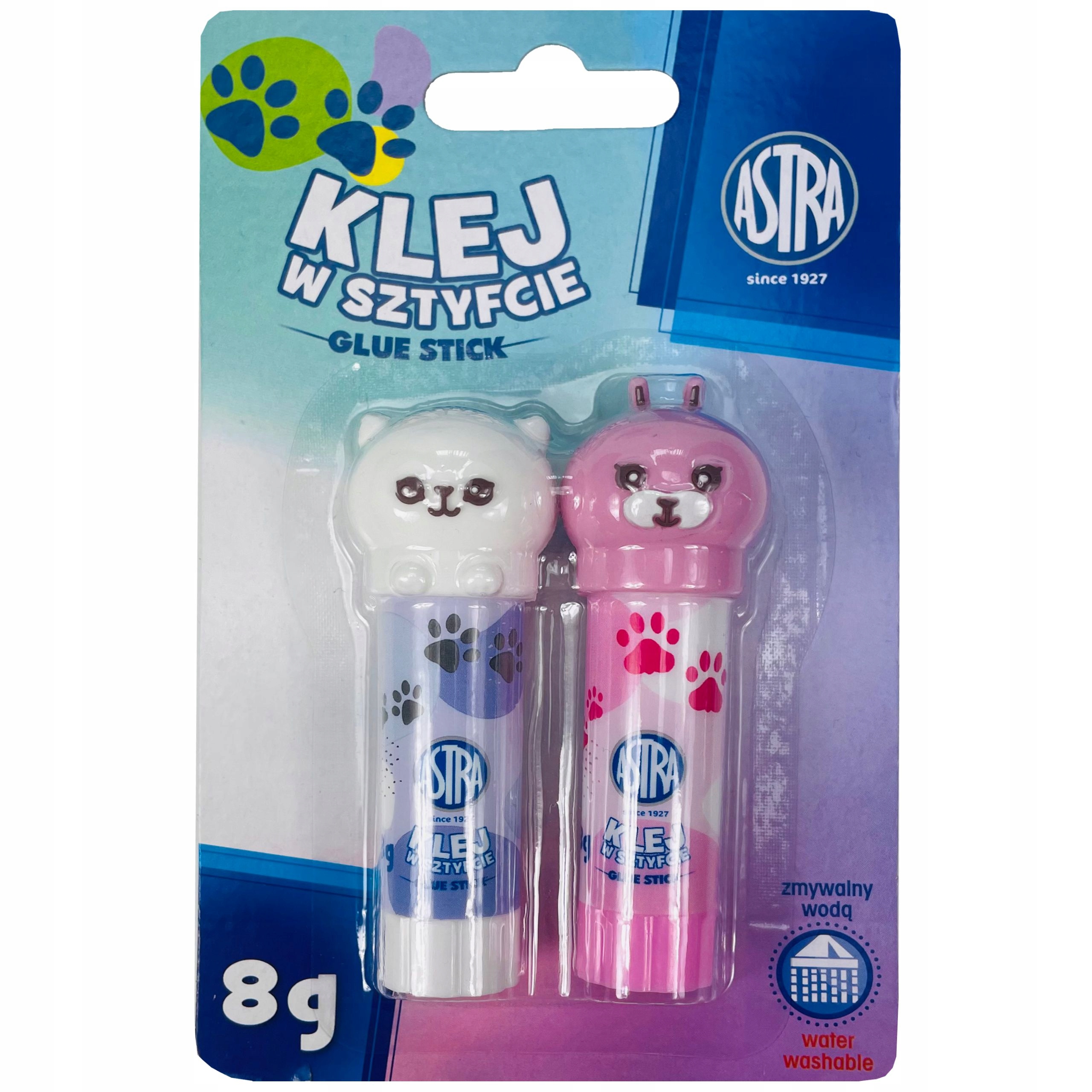 

2 Mocne Kleje Szkolne W Sztyfcie 8g Z Figurkami