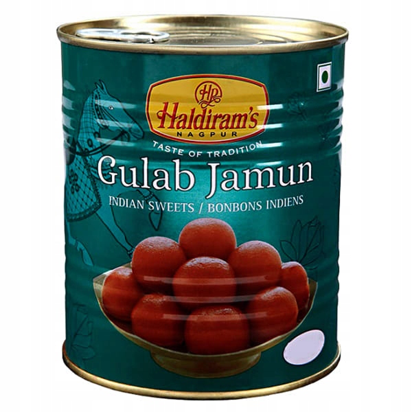Levně Haldiram's Gulab Jamun v plechu (12ks) (balíček 2 x 1kg)