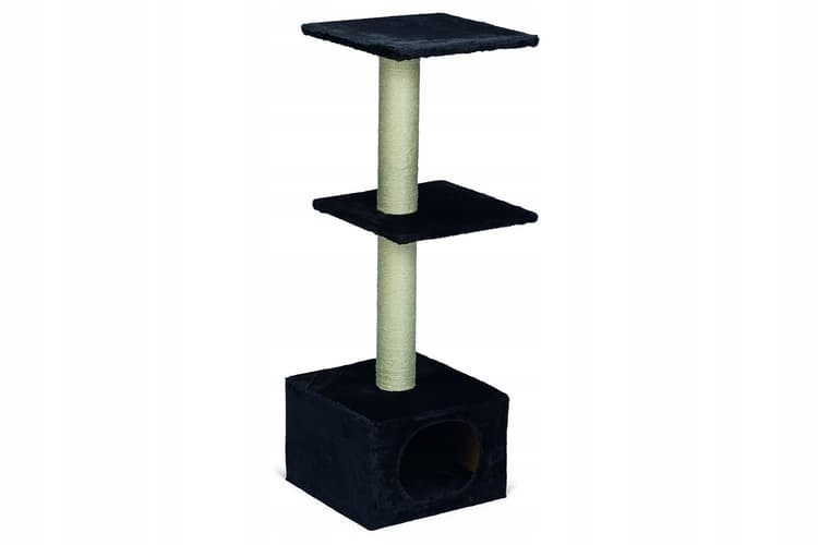 Levně Karlie Černé Škrabadlo pro Kočky 35x35x103cm Elegantní a Funkční