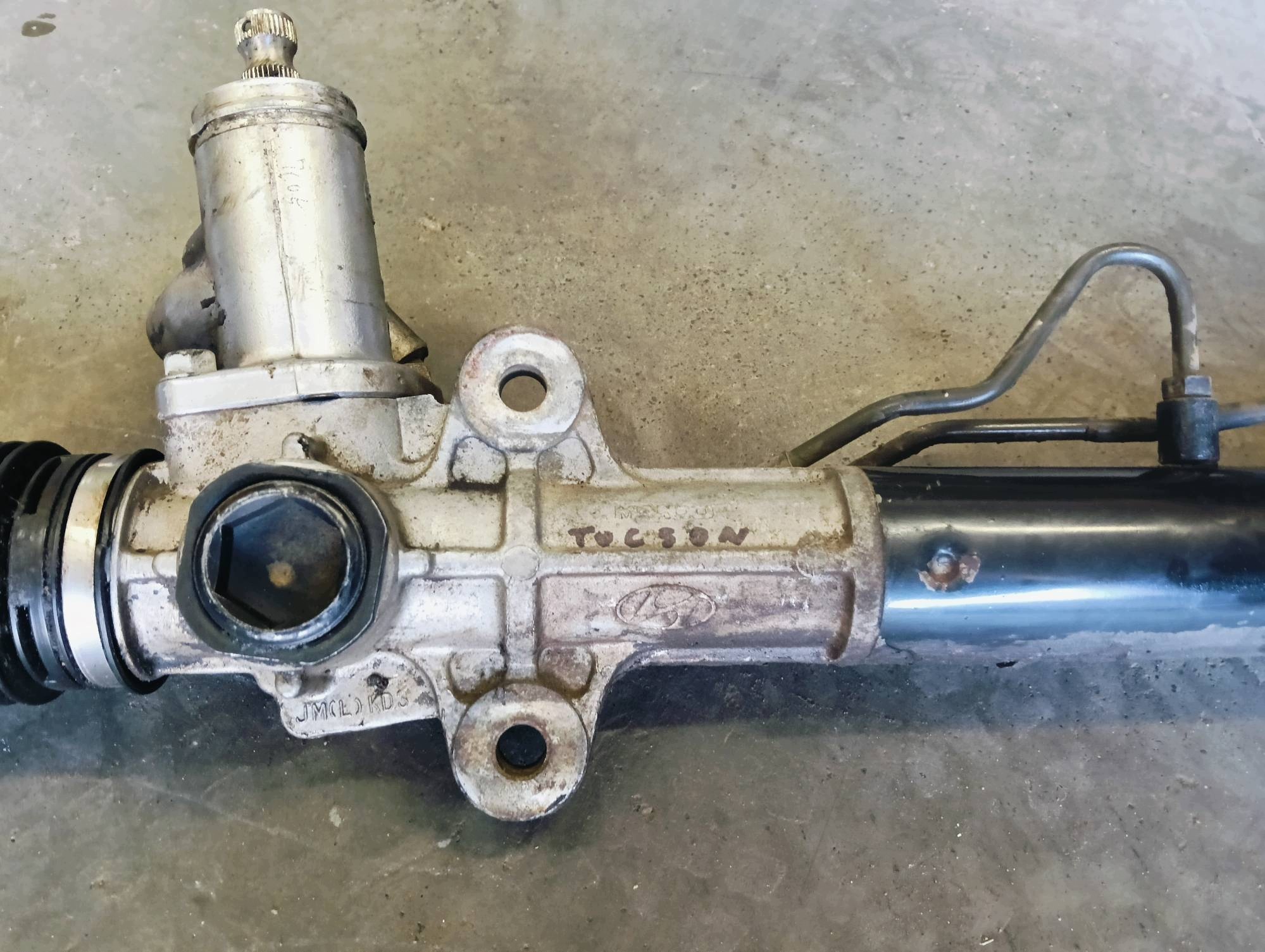drag rod servo steering control HYUNDAI TUCSON 2.0 16V EUROPA