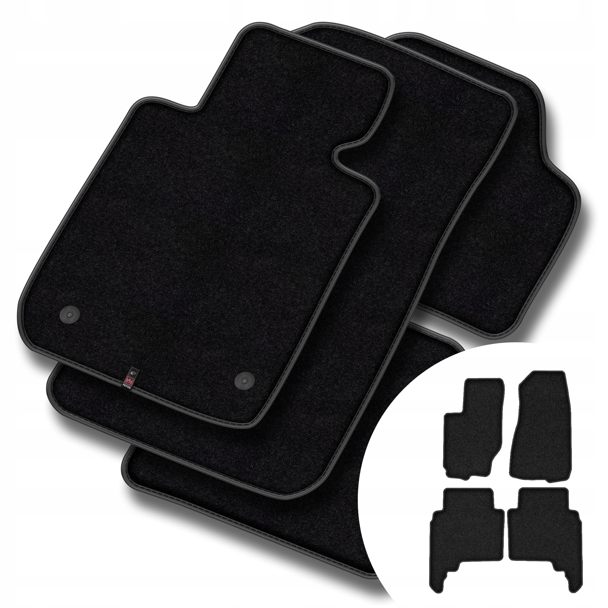 Velurové koberce Premium pro Jeep Grand Cherokee III (wk) 2004-2010