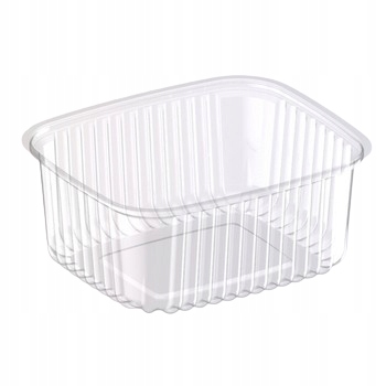 Pojemniki Prostokątne na Żywność 1500 ML z Pokrywką 50 SZT.