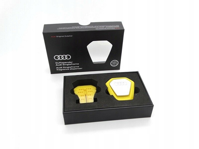 ORYGINALNY ODŚWIEŻACZ ZAPACH AUDI ŻÓŁTY OD ASO Rodzaj do kratki nawiewu