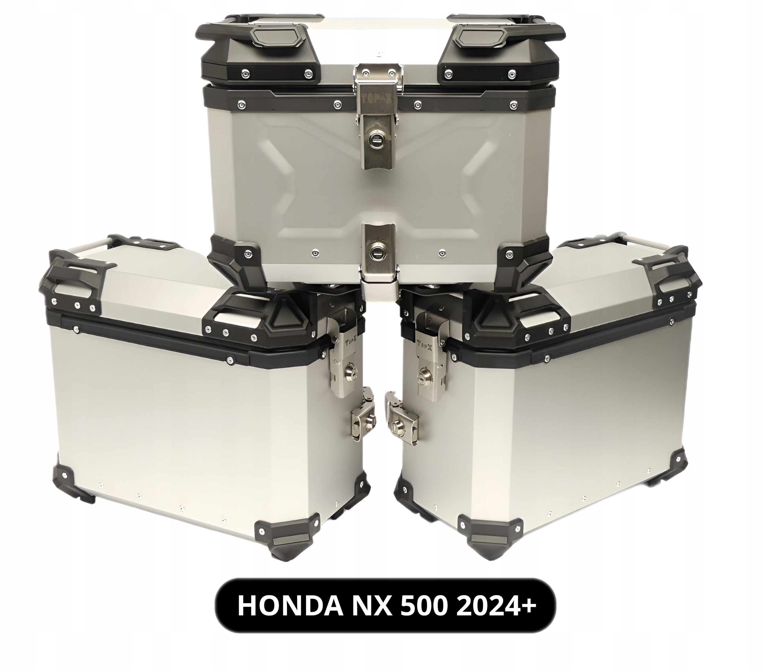 Eloxované Hliníkové Kufry Honda Nx 500 NX500 2024+ Sada TopX