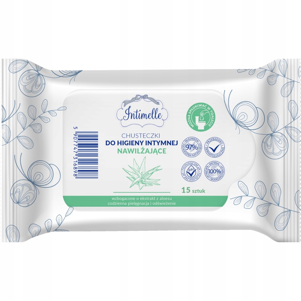 

Intimelle Chusteczki Do Higieny Intymnej 15 szt.