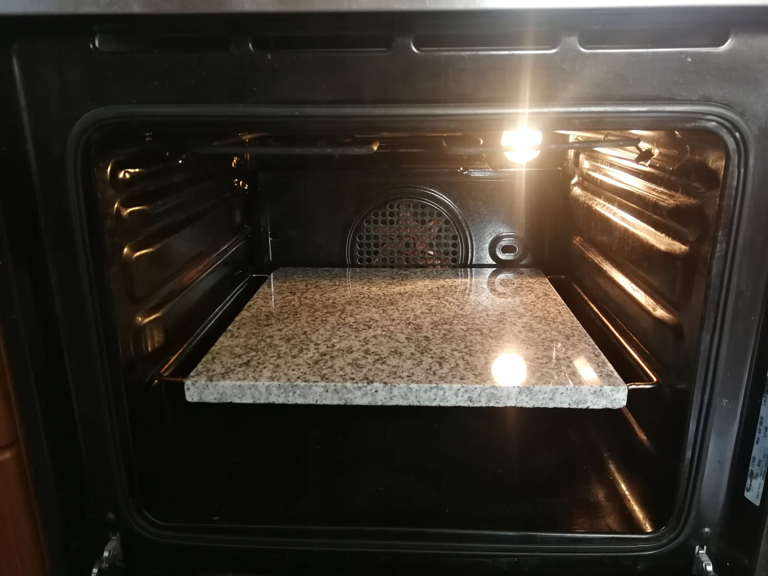 ZESTAW KAMIEŃ DO PIZZY 37x35 +ŁOPATKA+DESKA+NÓŻ !! Materiał Granit